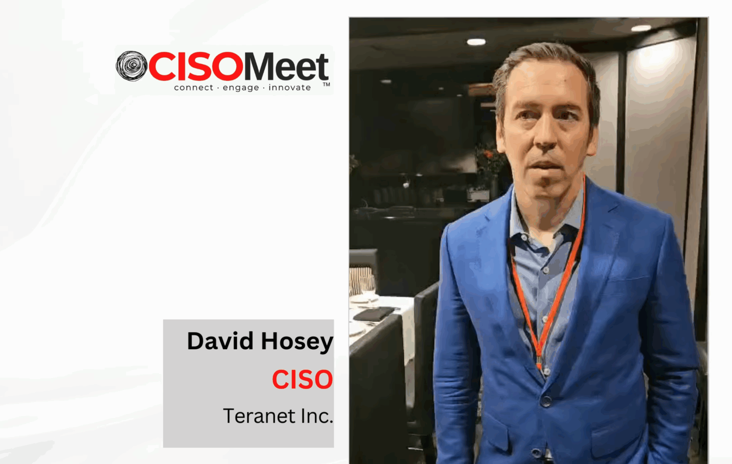 Featured Image for CISOMeet Spotlight David Hosey